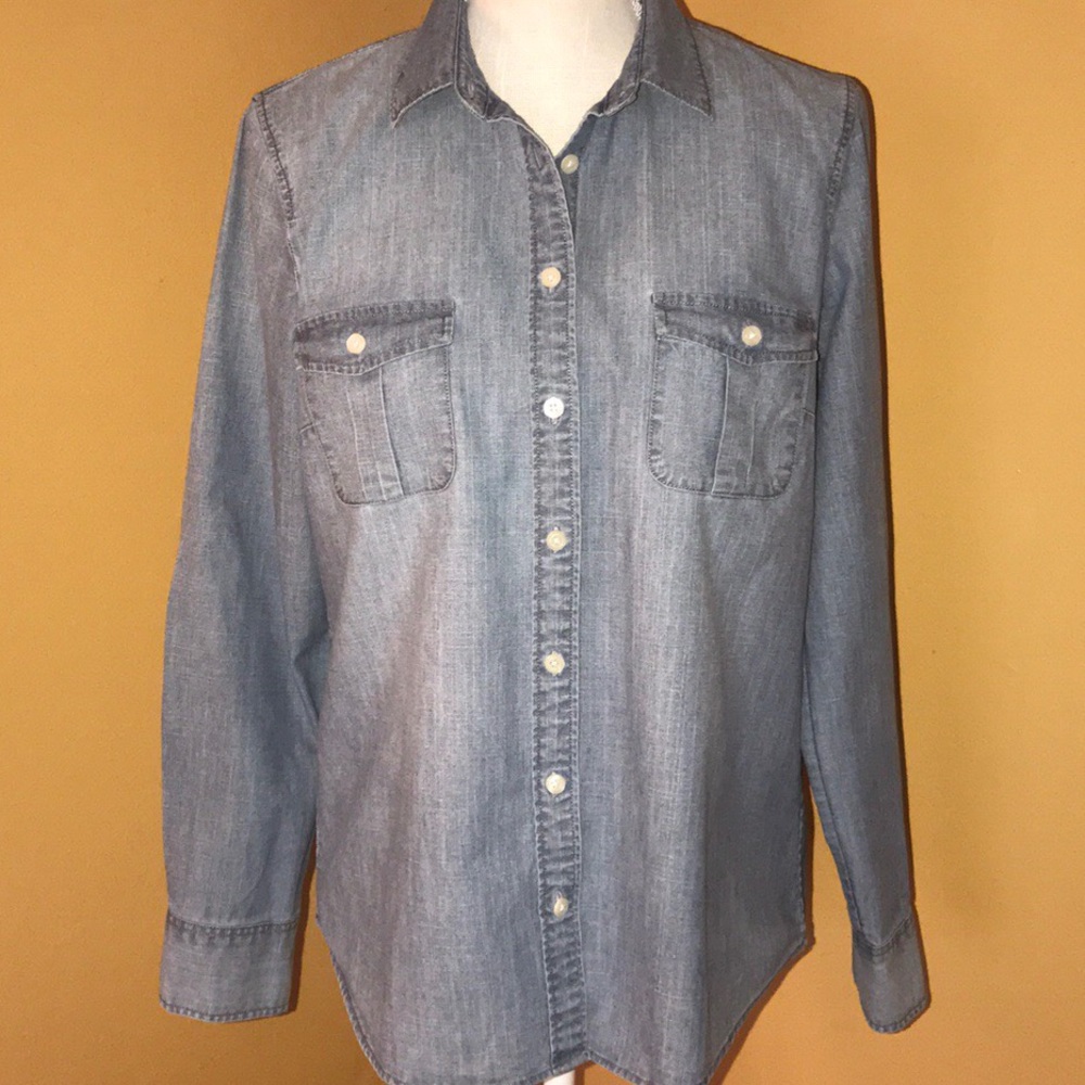 J.Crew denim button down.